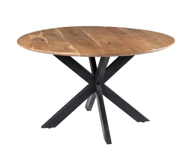 Eetkamertafel Oslo Round Acasia 130 Cm