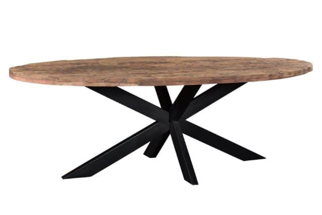 Eetkamertafel Dakota Oval 240 Cm