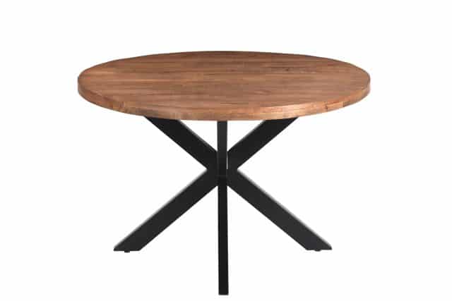 Eetkamertafel Rocky Rond Spinonderstel 140cm