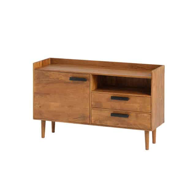 Commode 130 Met 1 Deur 2 Lades En 1 Open Vak