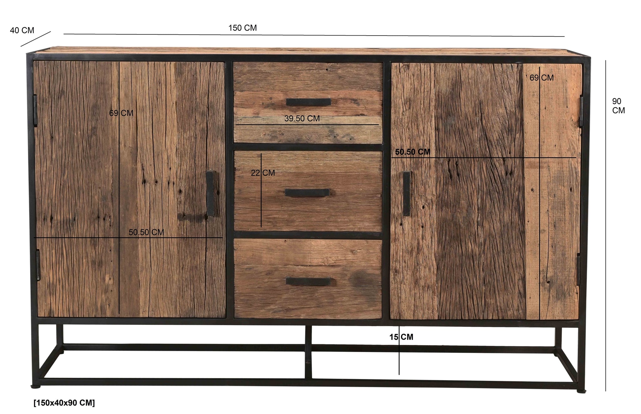 Dressoir Dakota 150 Cm