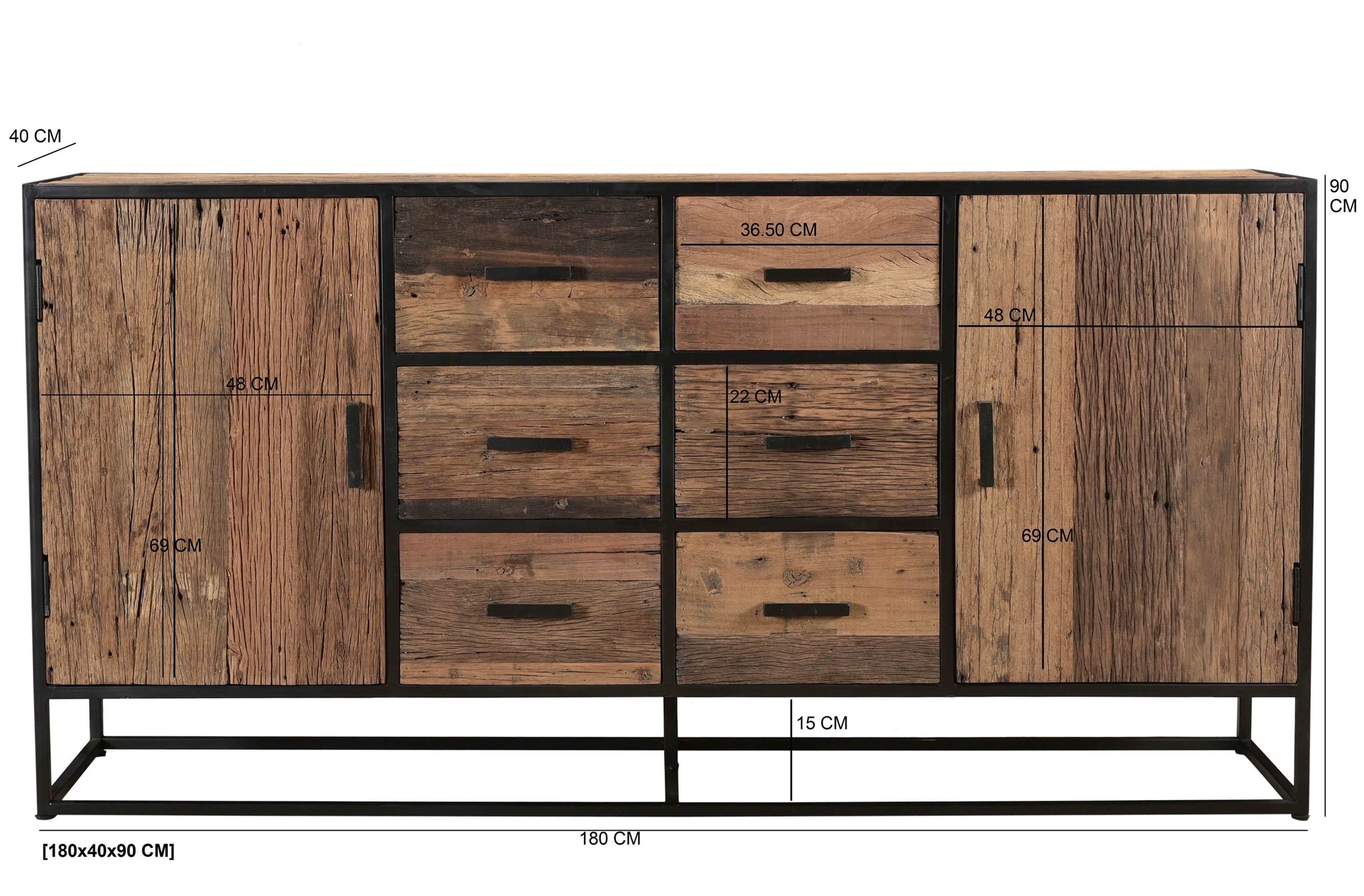 Dressoir Dakota 180 Cm