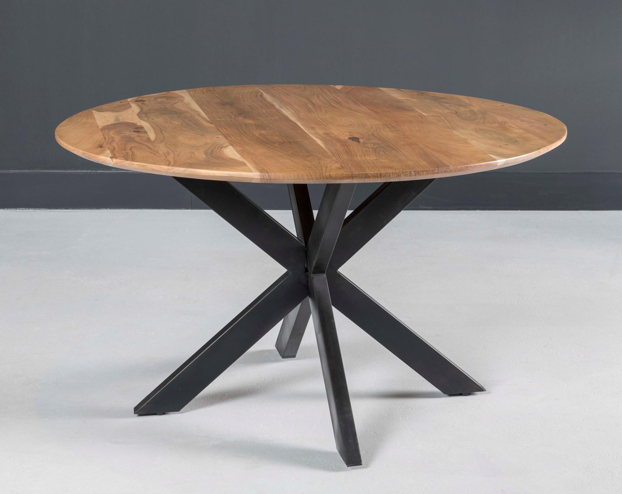 Eetkamertafel Oslo Round Acasia 130 Cm