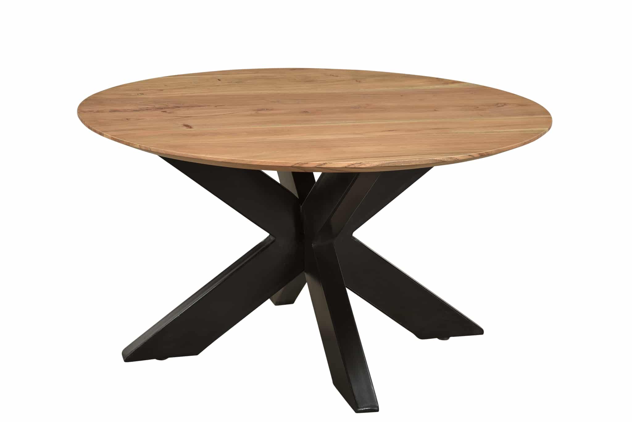 Salontafel Oslo Round Acasia 80 Cm