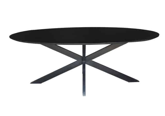 Eetkamertafel Oslo 8211 210 8211 Ovaal 8211 Black