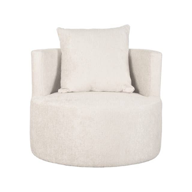 Label51 Fauteuil Evy 8211 Naturel 8211 Fluweel