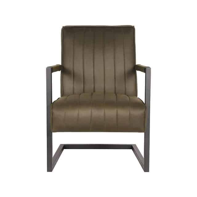 Label51 Fauteuil Milo 8211 Army Green 8211 Microfiber