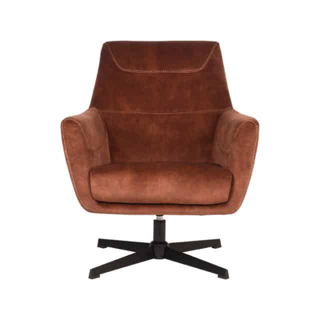 Label51 Fauteuil Toby 8211 Rust 8211 Velours