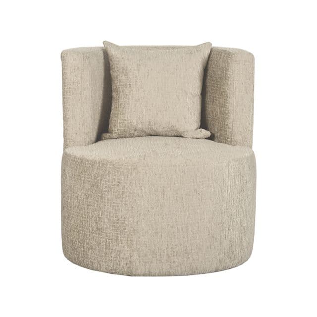 Label51 Fauteuil Evy 8211 Beige 8211 Fluweel