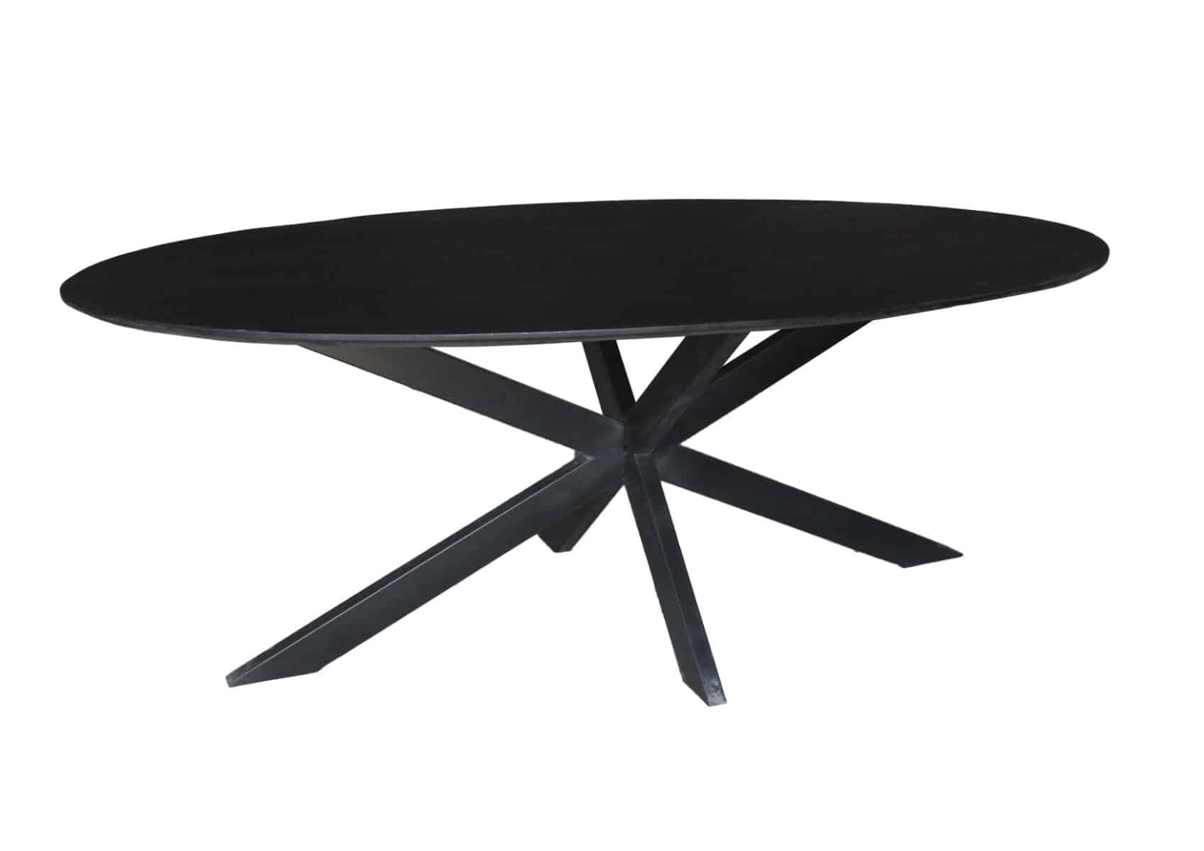 Eetkamertafel Oslo 8211 210 8211 Ovaal 8211 Black