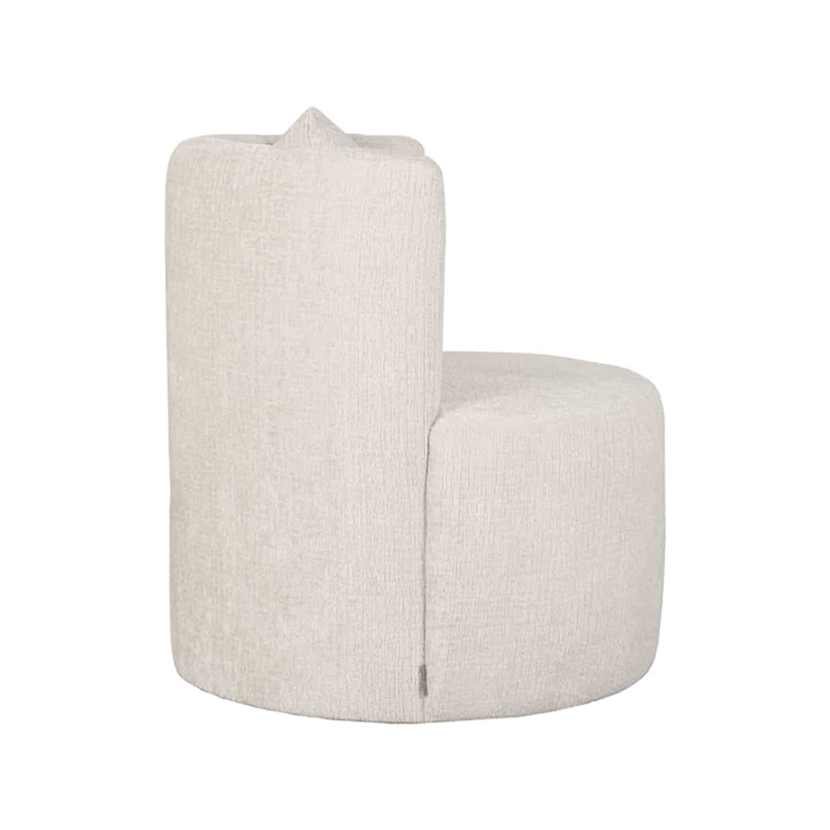 Label51 Fauteuil Evy 8211 Naturel 8211 Fluweel