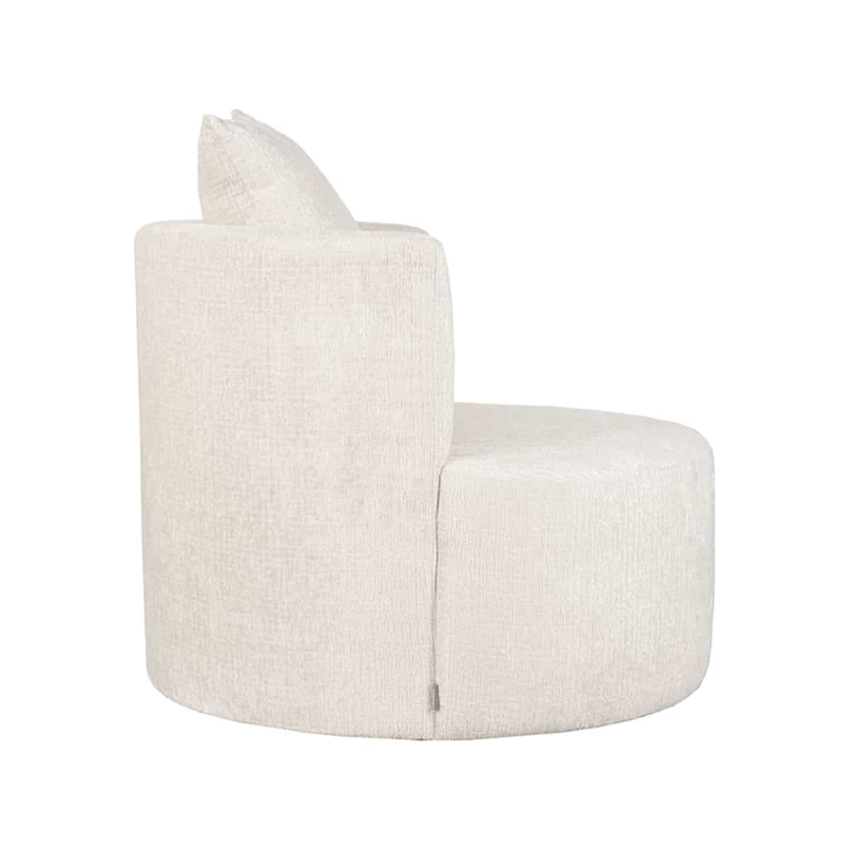 Label51 Fauteuil Evy 8211 Naturel 8211 Fluweel