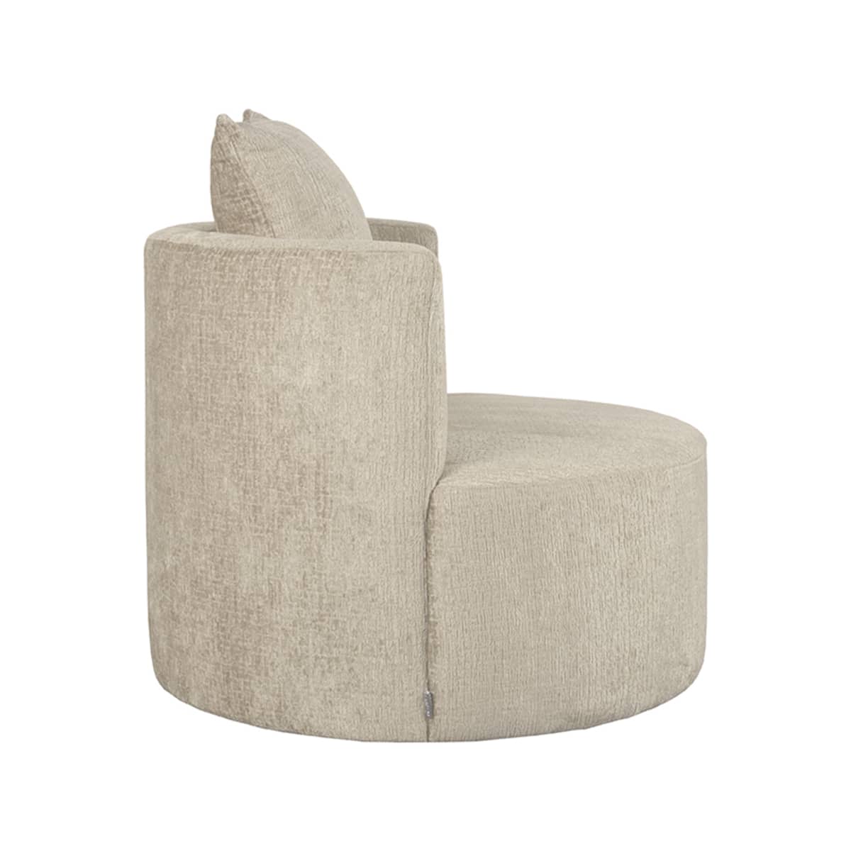 Label51 Fauteuil Evy 8211 Beige 8211 Fluweel