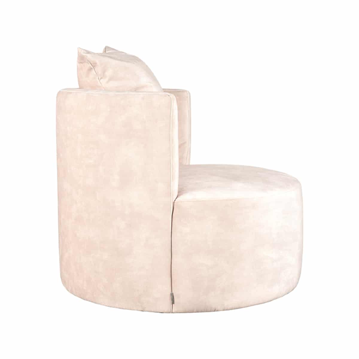 Label51 Fauteuil Evy 8211 Naturel 8211 Velours