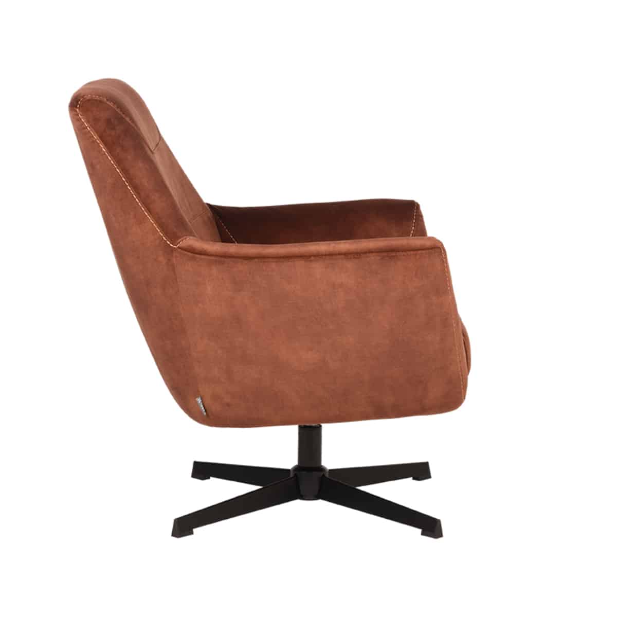 Label51 Fauteuil Toby 8211 Rust 8211 Velours