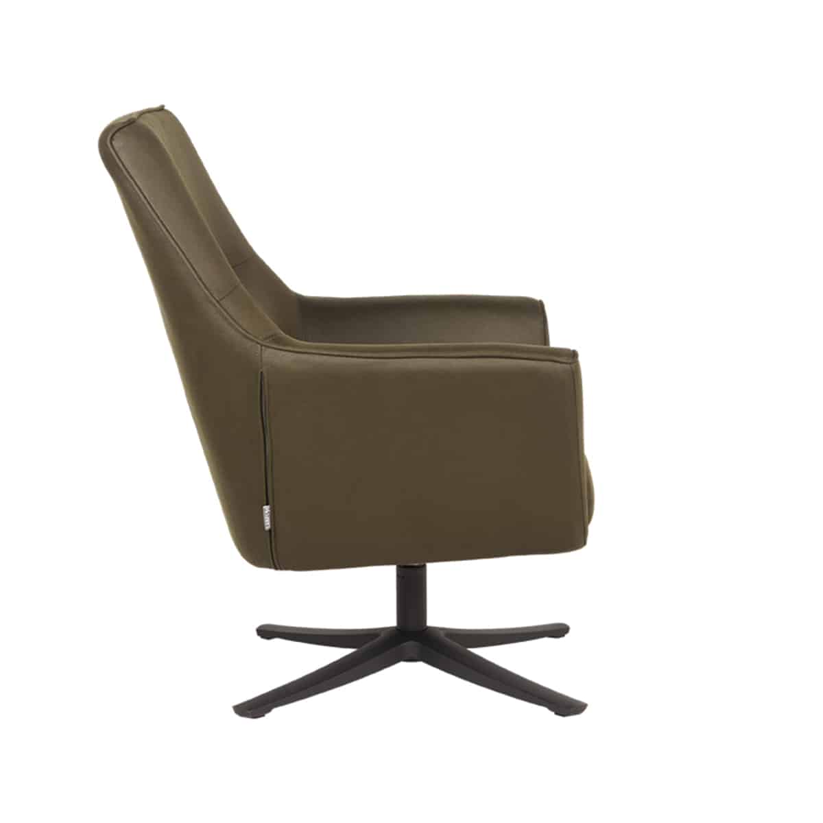 Label51 Fauteuil Tod 8211 Army Green 8211 Microfiber