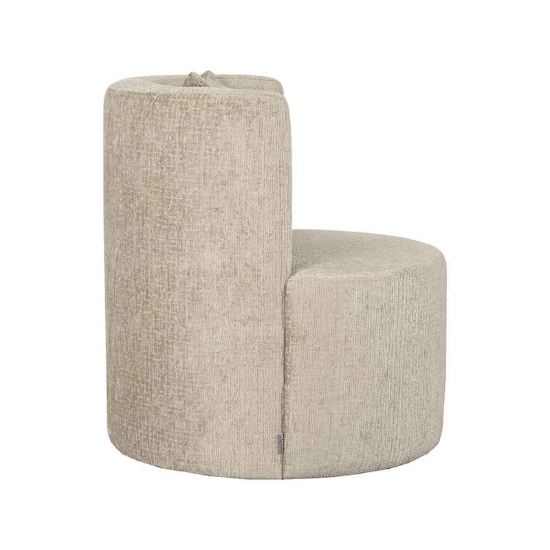 Label51 Fauteuil Evy 8211 Beige 8211 Fluweel