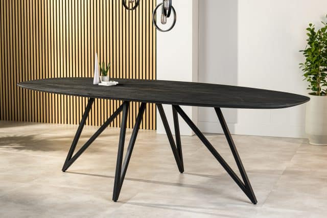 Eetkamertafel 240 215 110 Cm B340 Zwart