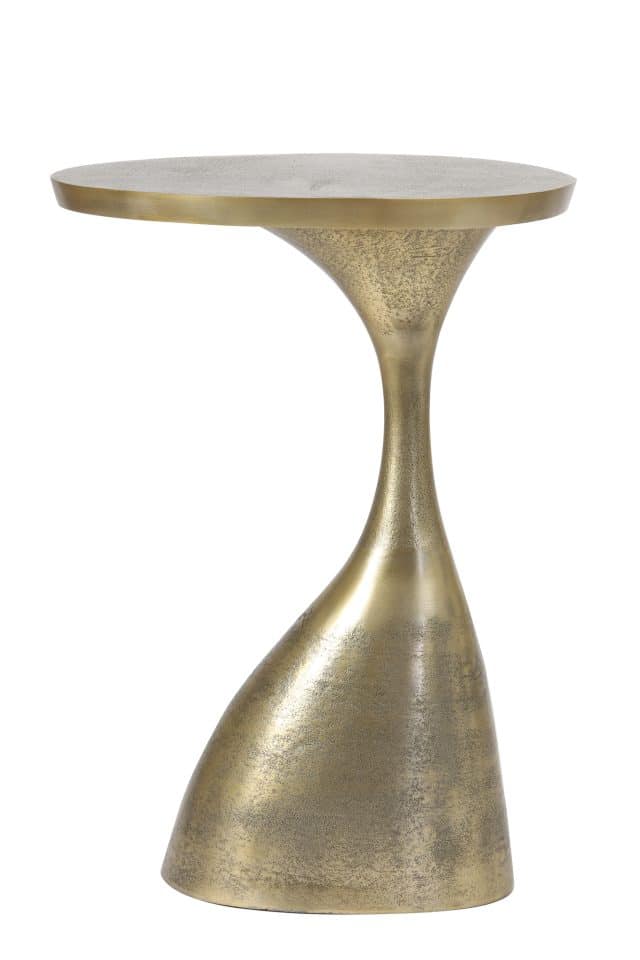 Side Table 40x33x55 Cm Macau Antique Bronze