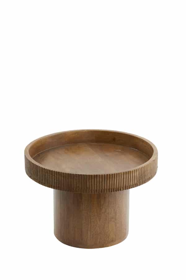 Side Table 50 215 35 Cm Kalomo Wood Dark Brown