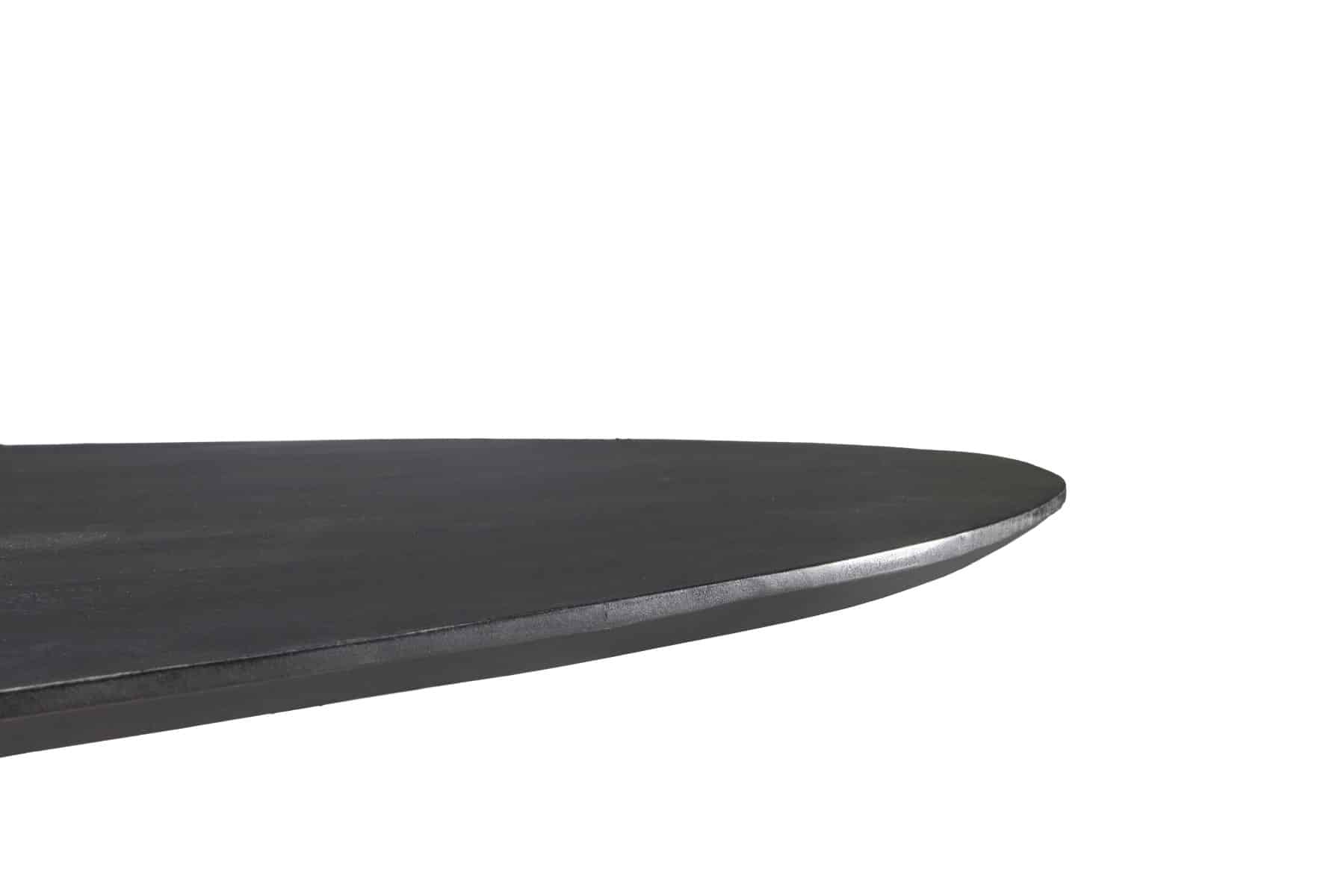 Eetkamertafel Oslo Black Round 130 Cm